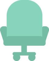 silla de oficina, ilustración, sobre un fondo blanco. vector
