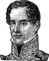 Santa Anna, vintage illustration vector