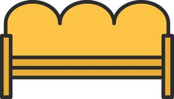 Nirvana sofa, illustration, on a white background. vector