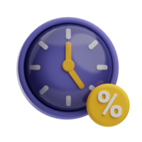 credit and loan,object time illustration 3d png