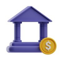 credit and loan,object bank illustration 3d png