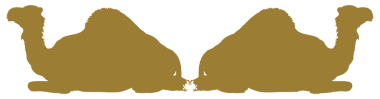 Camel Silhouette for Logo, Pictogram, Website, Apps, Art Illustration or Graphic Design Element. Format PNG