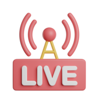Live Streaming Sign png