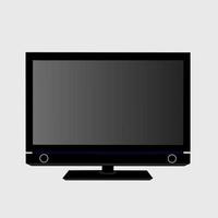 tv de pantalla plana lcd, vector realista de plasma