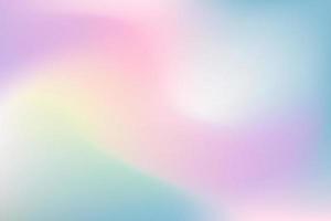 ilustración de gradiente holográfico. fondo abstracto en colores neón pastel. diseño para redes sociales. ilustración vectorial vector