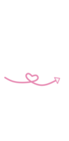 ilustração desenhada de mão de seta rosa fofa. png gratis.