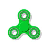 Spinner vector isolated on white background