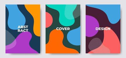 Memphis design cover collection. Eps10 vector