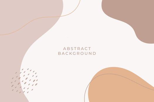 fondo abstracto. dibujando a mano varias formas y objetos de garabatos. ilustración de vector contemporáneo moderno de moda. cada fondo está aislado. color pastel