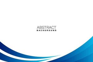 Abstract blue wavy business style background. Eps10 Vector