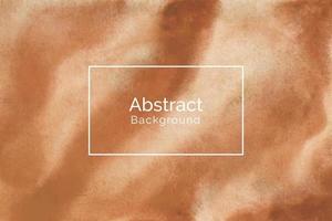 Abstract brown watercolor design texture background vector