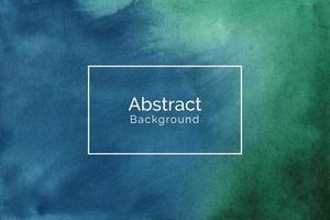 Fondo de textura de diseño de acuarela azul y verde abstracto vector