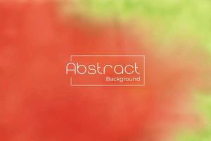 Abstract blur green and red color background vector