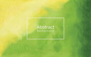 Abstract soft yellow and green watercolor texture background vector