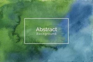 Abstract Green and blue watercolor texture background vector