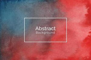 Abstract red and blue watercolor design texture background vector