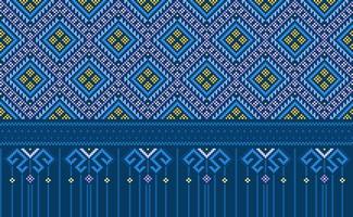 Embroidery ethnic pattern, Vector Geometric geometric background, Cross stitch element template style