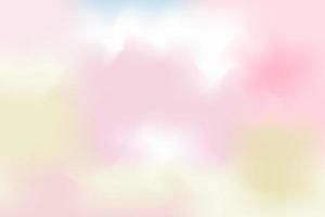 Colorful gradient blurred background design pastel color vector