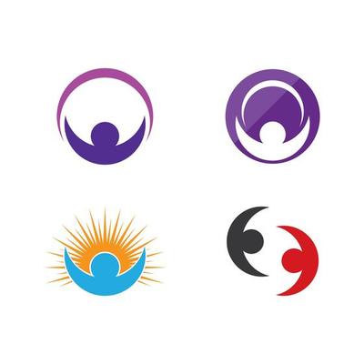 Community, network and social logo design