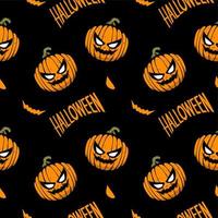 seamless pattern halloween vector