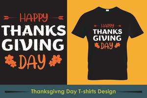 Happy Thanks giving T Shirt Design Free Vector