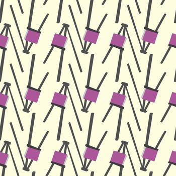 Canvas on molbert pattern , illustration, vector on white background