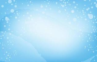 Snow falling background vector. Blue scene and decorated with falling snowflakes. There is a copy space for design. Winter, Christmas and New Year concept. vector