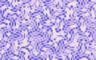 Wavy Mosaic Geometric Pattern vector