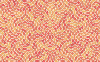 Wavy Mosaic Geometric Pattern vector