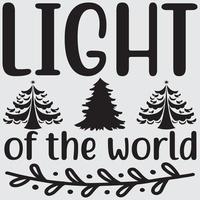 Light of the world vector