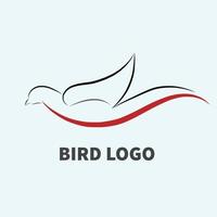 Dove birds logo vector