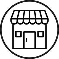 Shop Icon Style vector