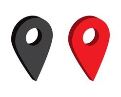 gps navigation map pointer, Location 3d icon illustration, 3D Vector map marker icon