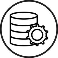 Data Management Icon Style vector