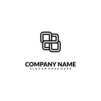 Modern initial BB logo letter simple and creative design concept vector