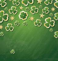 Clover Pattern for St. Patrick's Day with Copy Space. vector