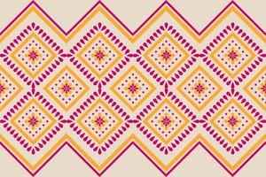 Carpet tribal pattern art. Geometric ethnic seamless pattern traditional. Aztec ethnic ornament print. Mexican style. vector