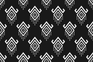 Geometric ethnic seamless pattern traditional. Fabric tribal pattern art. Aztec ethnic ornament print. Mexican style. vector