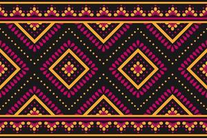 Carpet flower tribal background. Geometric ethnic oriental seamless pattern traditional. vector