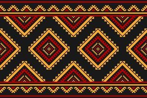 Carpet tribal pattern art. Geometric ethnic seamless pattern traditional. Aztec ethnic ornament print. Mexican style. vector