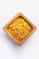 Split Chickpea Also Know as Chana Dal, Yellow Chana Split Peas, Dried Chickpea Lentils photo