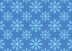 blue background with winter theme with snowflake pattern vector