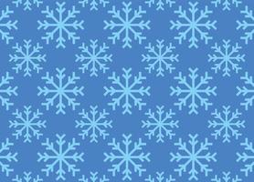 blue background with winter theme with snowflake pattern vector