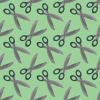 Scissors pattern , illustration, vector on white background