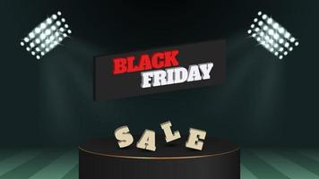 black friday sale background vector illustration