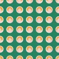 Cosmonaut pattern, illustration, vector on white background