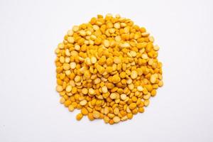 Split Chickpea Also Know as Chana Dal, Yellow Chana Split Peas, Dried Chickpea Lentils photo