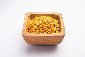 Split Chickpea Also Know as Chana Dal, Yellow Chana Split Peas, Dried Chickpea Lentils photo