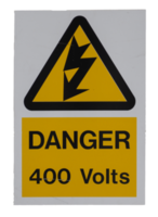 danger 400 volts signe transparent png