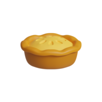 pie icon 3d illustration png